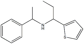 (1-phenylethyl)[1-(thiophen-2-yl)propyl]amine Struktur