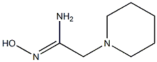 (1Z)-N'-hydroxy-2-piperidin-1-ylethanimidamide Struktur