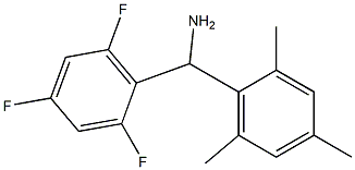 (2,4,6-trifluorophenyl)(2,4,6-trimethylphenyl)methanamine Struktur