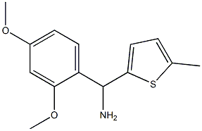 (2,4-dimethoxyphenyl)(5-methylthiophen-2-yl)methanamine Struktur