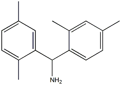 (2,4-dimethylphenyl)(2,5-dimethylphenyl)methanamine Struktur