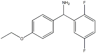 (2,5-difluorophenyl)(4-ethoxyphenyl)methanamine Struktur