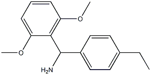 (2,6-dimethoxyphenyl)(4-ethylphenyl)methanamine Struktur