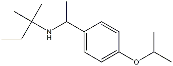 (2-methylbutan-2-yl)({1-[4-(propan-2-yloxy)phenyl]ethyl})amine Struktur