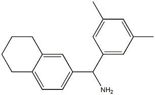 (3,5-dimethylphenyl)(5,6,7,8-tetrahydronaphthalen-2-yl)methanamine Struktur