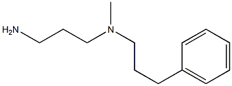 (3-aminopropyl)(methyl)(3-phenylpropyl)amine Struktur