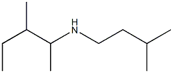 (3-methylbutyl)(3-methylpentan-2-yl)amine Struktur