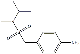 (4-aminophenyl)-N-methyl-N-(propan-2-yl)methanesulfonamide Struktur