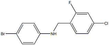 (4-bromophenyl)(4-chloro-2-fluorophenyl)methylamine Struktur