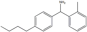 (4-butylphenyl)(2-methylphenyl)methanamine Struktur