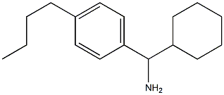 (4-butylphenyl)(cyclohexyl)methanamine Struktur