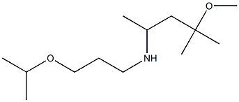 (4-methoxy-4-methylpentan-2-yl)[3-(propan-2-yloxy)propyl]amine Struktur