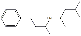 (4-methylpentan-2-yl)(4-phenylbutan-2-yl)amine Struktur