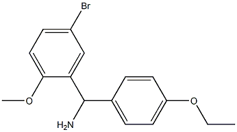 (5-bromo-2-methoxyphenyl)(4-ethoxyphenyl)methanamine Struktur