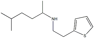 (5-methylhexan-2-yl)[2-(thiophen-2-yl)ethyl]amine Struktur