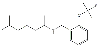 (6-methylheptan-2-yl)({[2-(trifluoromethoxy)phenyl]methyl})amine Struktur