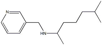 (6-methylheptan-2-yl)(pyridin-3-ylmethyl)amine Struktur