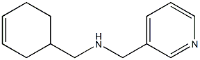 (cyclohex-3-en-1-ylmethyl)(pyridin-3-ylmethyl)amine Struktur