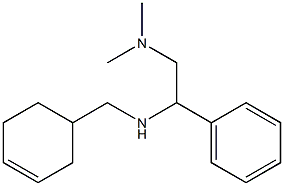 (cyclohex-3-en-1-ylmethyl)[2-(dimethylamino)-1-phenylethyl]amine Struktur