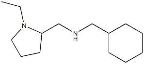 (cyclohexylmethyl)[(1-ethylpyrrolidin-2-yl)methyl]amine Struktur