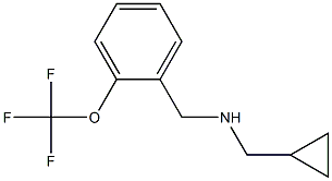 (cyclopropylmethyl)({[2-(trifluoromethoxy)phenyl]methyl})amine Struktur