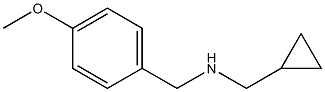 (cyclopropylmethyl)[(4-methoxyphenyl)methyl]amine Struktur