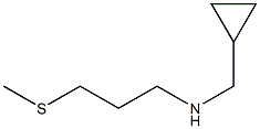 (cyclopropylmethyl)[3-(methylsulfanyl)propyl]amine Struktur