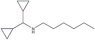 (dicyclopropylmethyl)(hexyl)amine Struktur