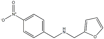 (furan-2-ylmethyl)[(4-nitrophenyl)methyl]amine Struktur