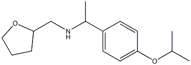 (oxolan-2-ylmethyl)({1-[4-(propan-2-yloxy)phenyl]ethyl})amine Struktur