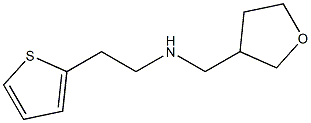 (oxolan-3-ylmethyl)[2-(thiophen-2-yl)ethyl]amine Struktur