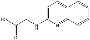 (quinolin-2-ylamino)acetic acid Struktur