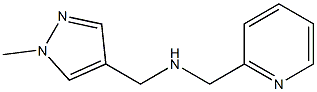 [(1-methyl-1H-pyrazol-4-yl)methyl](pyridin-2-ylmethyl)amine Struktur