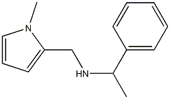 [(1-methyl-1H-pyrrol-2-yl)methyl](1-phenylethyl)amine Struktur