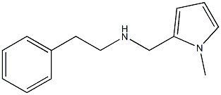 [(1-methyl-1H-pyrrol-2-yl)methyl](2-phenylethyl)amine Struktur