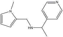 [(1-methyl-1H-pyrrol-2-yl)methyl][1-(pyridin-4-yl)ethyl]amine Struktur