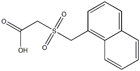 [(1-naphthylmethyl)sulfonyl]acetic acid Struktur