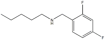 [(2,4-difluorophenyl)methyl](pentyl)amine Struktur