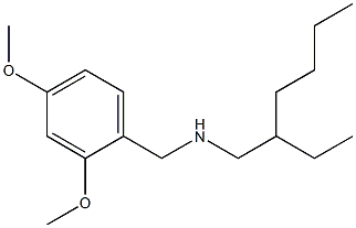 [(2,4-dimethoxyphenyl)methyl](2-ethylhexyl)amine Struktur