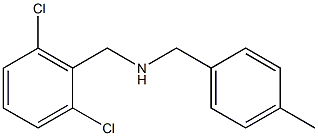 [(2,6-dichlorophenyl)methyl][(4-methylphenyl)methyl]amine Struktur