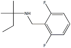 [(2,6-difluorophenyl)methyl](2-methylbutan-2-yl)amine Struktur