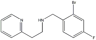 [(2-bromo-4-fluorophenyl)methyl][2-(pyridin-2-yl)ethyl]amine Struktur