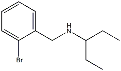 [(2-bromophenyl)methyl](pentan-3-yl)amine Struktur