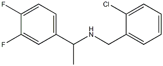 [(2-chlorophenyl)methyl][1-(3,4-difluorophenyl)ethyl]amine Struktur