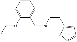 [(2-ethoxyphenyl)methyl][2-(thiophen-2-yl)ethyl]amine Struktur