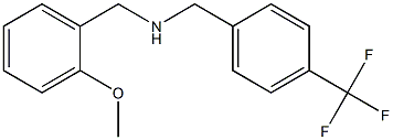 [(2-methoxyphenyl)methyl]({[4-(trifluoromethyl)phenyl]methyl})amine Struktur