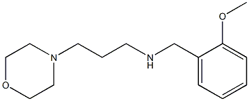 [(2-methoxyphenyl)methyl][3-(morpholin-4-yl)propyl]amine Struktur