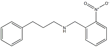 [(2-nitrophenyl)methyl](3-phenylpropyl)amine Struktur