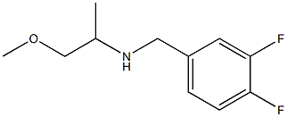 [(3,4-difluorophenyl)methyl](1-methoxypropan-2-yl)amine Struktur