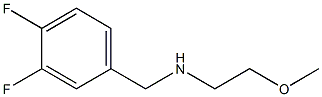 [(3,4-difluorophenyl)methyl](2-methoxyethyl)amine Struktur